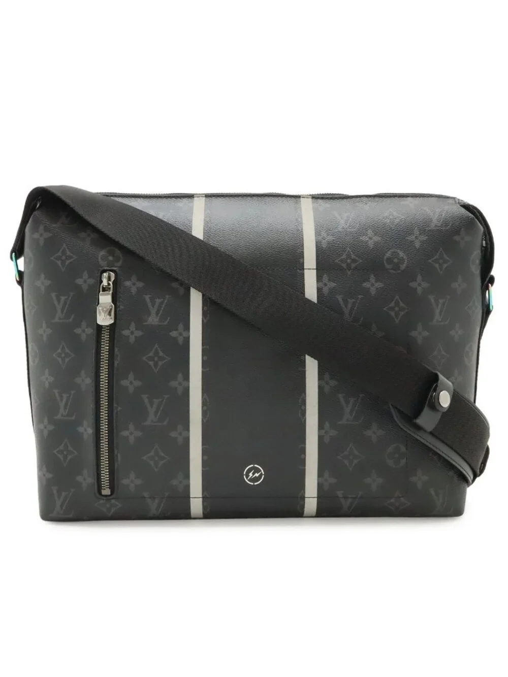 Louis Vuitton Monogram Eclipse Apollo Messenger Mm Shoulder Bag Fragment